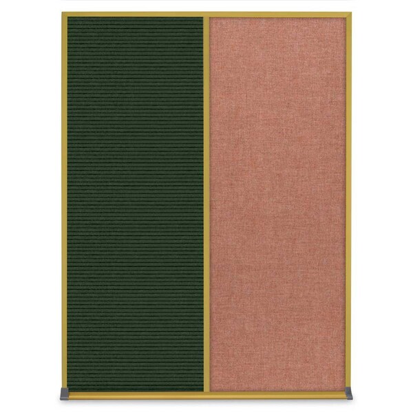 Single Door Radius Corkboard, 24"X36", S